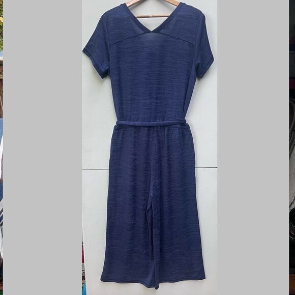 T by Talbots MARLED JERSEY ROMPER size Large - Picture 10 of 11